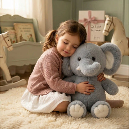 Mon Éléphant Confident : Toujours à l'Écoute (40cm)